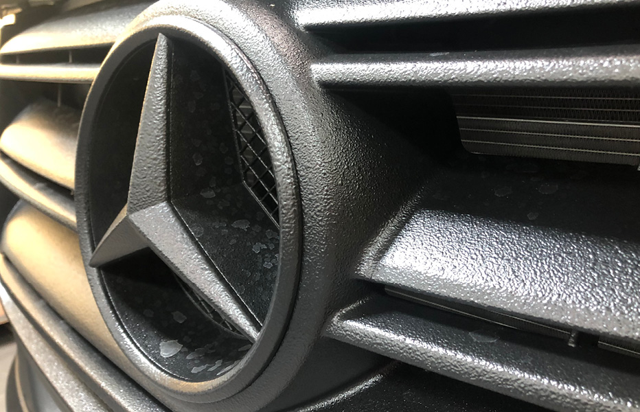 Detail Mercedes Zeichen von Sprinter